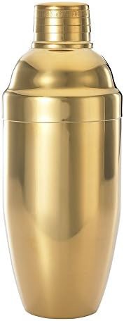 Gold cobbler cocktail shaker twenty four oz