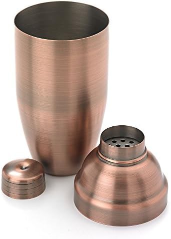 Antique Copper Three Piece Cobbler Shaker