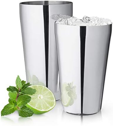 Stainless steel Boston shaker tin set