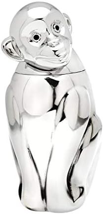 Godinger silver double walled monkey cocktail shaker