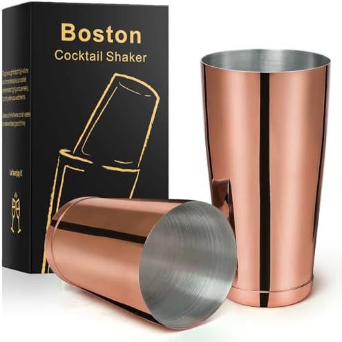 Copper stainless steel Boston shaker tins