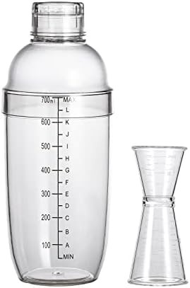 Clear plastic cobbler shaker for beginners