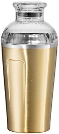 Gold double wall insulated cocktail shaker 17 oz