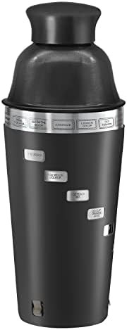 Black dial drink cocktail shaker 34 oz