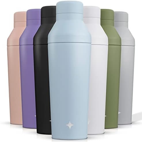 Triple insulated cocktail and protein shaker 20 oz