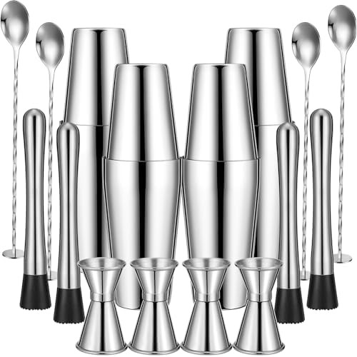Stainless steel boston shaker beginner kit
