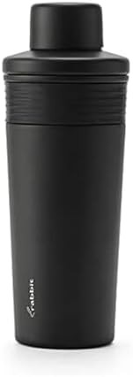 Black stainless steel shaker 18 oz
