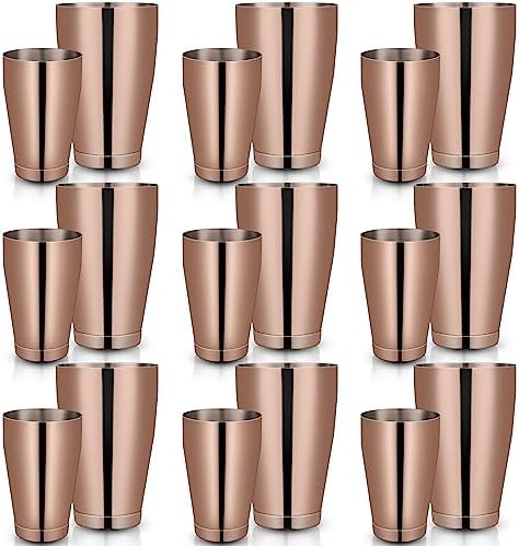 Copper Finished Boston Shaker Ten Piece Set