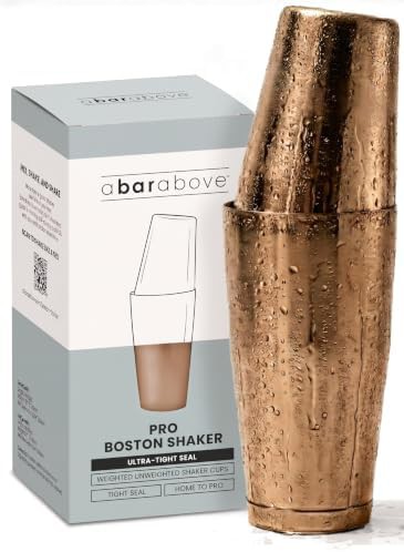 Copper Plated Stainless Steel Boston Shaker