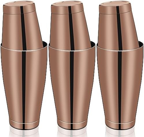 Bronze Boston cocktail shaker 18 oz