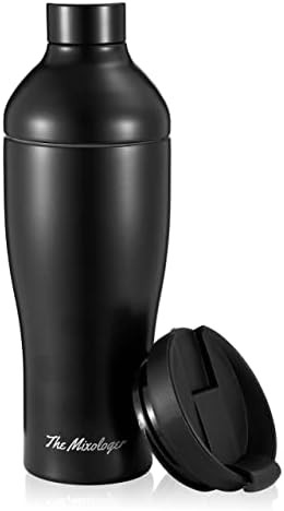 Matte black vacuum insulated shaker tumbler