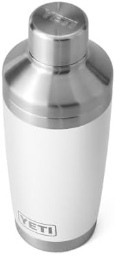 White Insulated Stainless Steel Cocktail Shaker