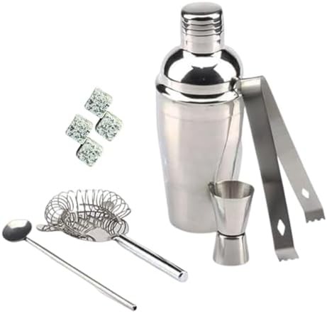 6 pc cocktail set bartender kit