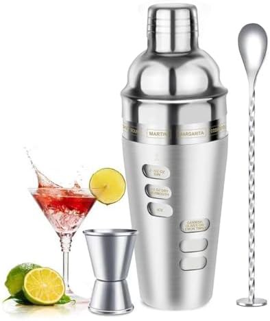 Beginner drink mixer and shaker set