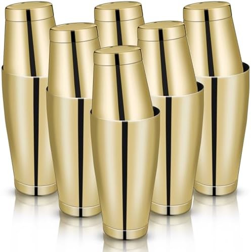 Gold Stainless Steel Boston Shaker Set