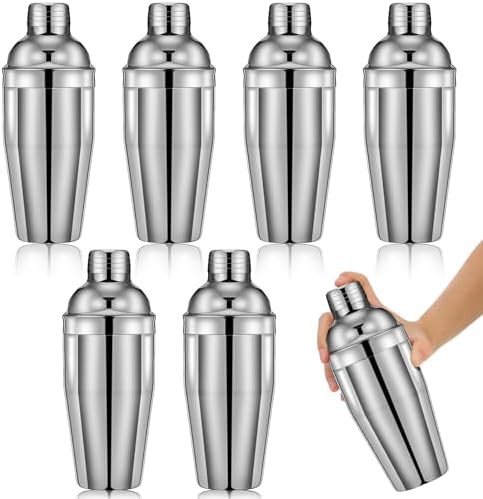 Stainless steel 6 pcs bar cocktail shaker