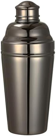 Large gunmetal black 60 oz stainless steel cocktail shaker