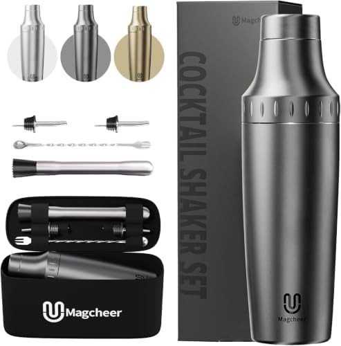 Gunmetal gray vacuum insulated hybrid shaker