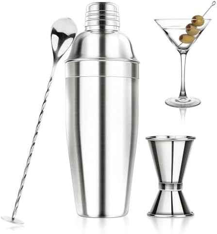 Stainless Steel Bartender Kit with Jigger