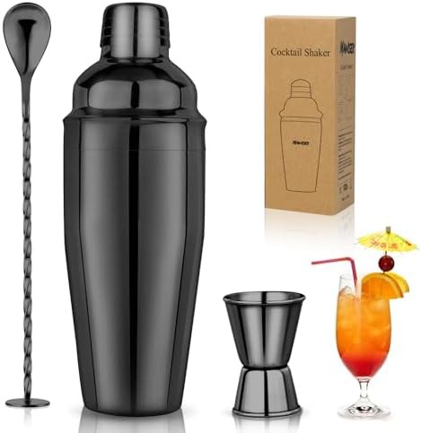 Stainless Steel Bartender Shaker and Jigger