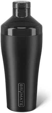 Matte Black Stainless Steel Cobbler Shaker