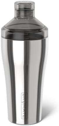 Polished Stainless Steel Shaker with Jigger
