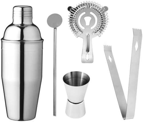 Eighteen ounce stainless steel shaker pot
