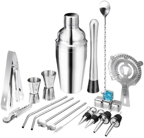 Twenty two piece bar accessory kit
