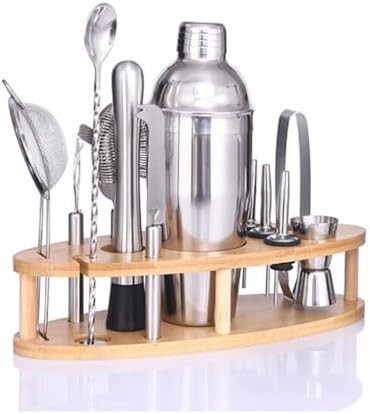 Fourteen Piece Stainless Steel Jug Shaker Set