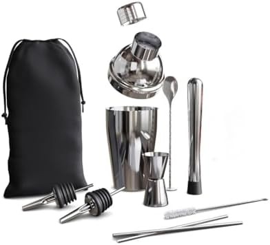 Ten piece 550ml shaker pot set