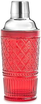 Godinger red vintage Claro cocktail shaker