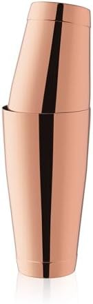 Rosegold stainless steel Boston shaker set