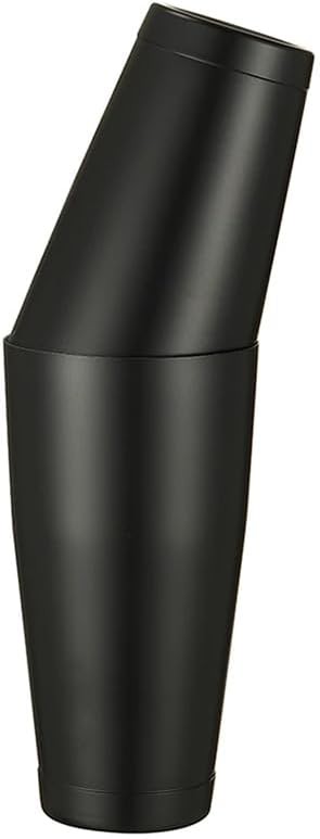 Matte Black Weighted Boston Shaker Set