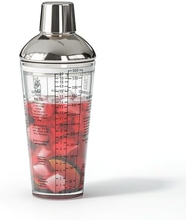 Effiq-rate glass cocktail shaker 20oz