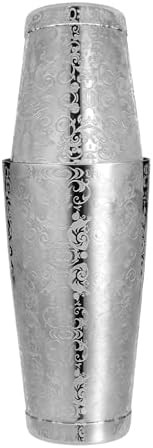 Professional Etched Elf Pattern Boston Shaker