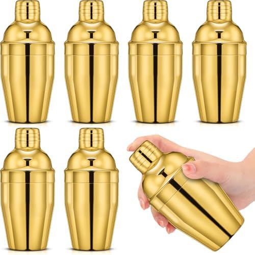 Gold 8 oz bar cocktail shaker set