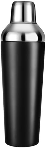 Insulated Black Vacuum Stainless Steel Martini Shaker