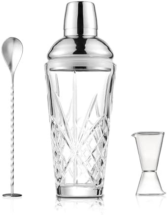 Professional Deep Cut Crystal Shaker 18.5 oz