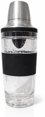 Black double wall freezable drink mixer